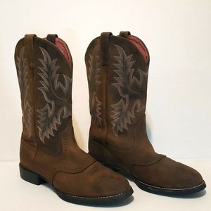 Ariat Heritage Stockman Western Boots Women 8 B, 10001605(2942)